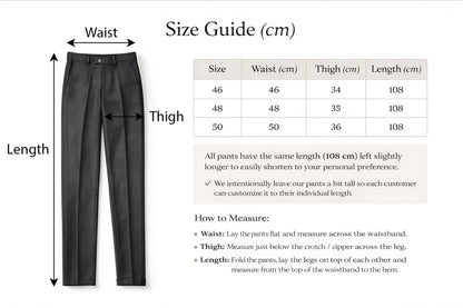 Deep Navy Double Pleated Pants